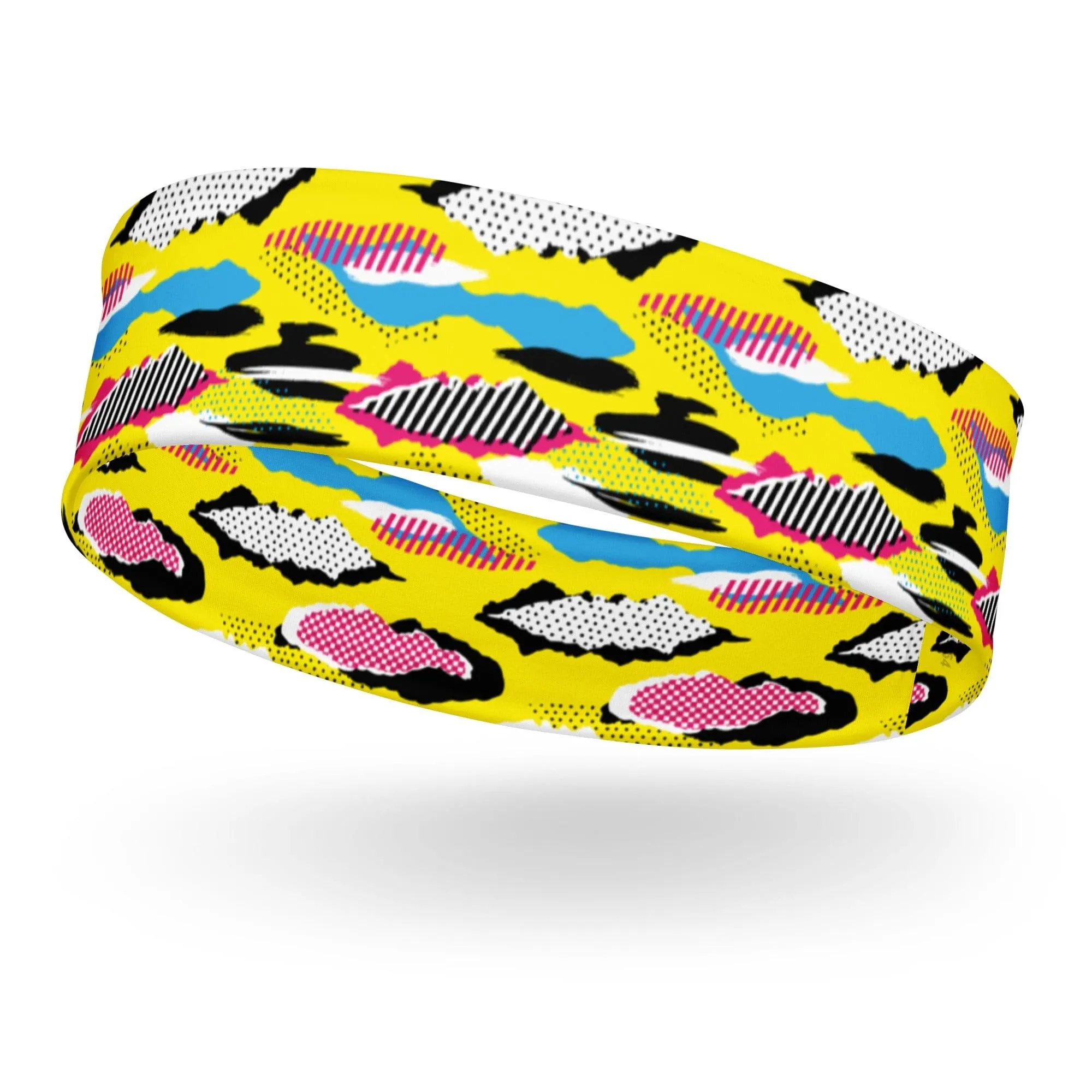 80's Pattern Aerobic Style Sports Quick Dry Headband