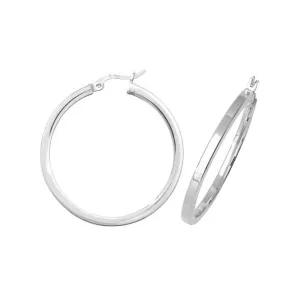 Acotis Silver Hoop Earrings G5858