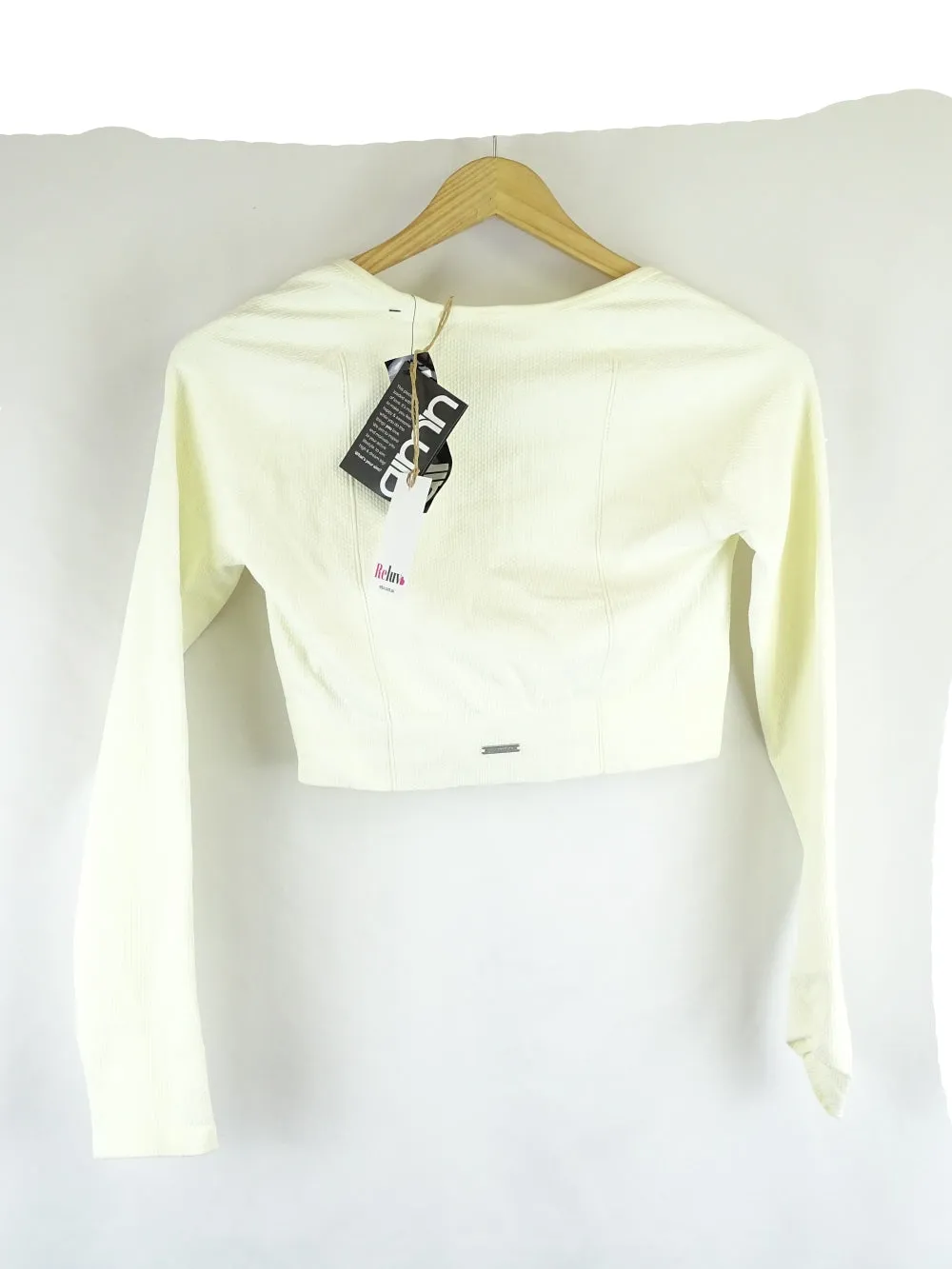 Aim'n Cream Longsleeve Crop Top M