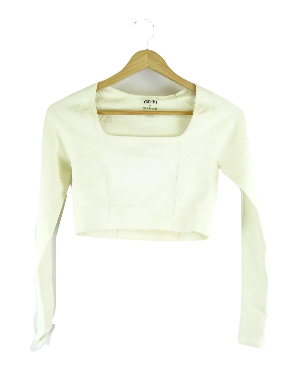 Aim'n Cream Longsleeve Crop Top M