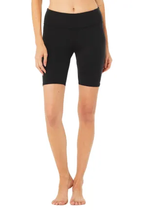 Airbrush Biker Short - Black