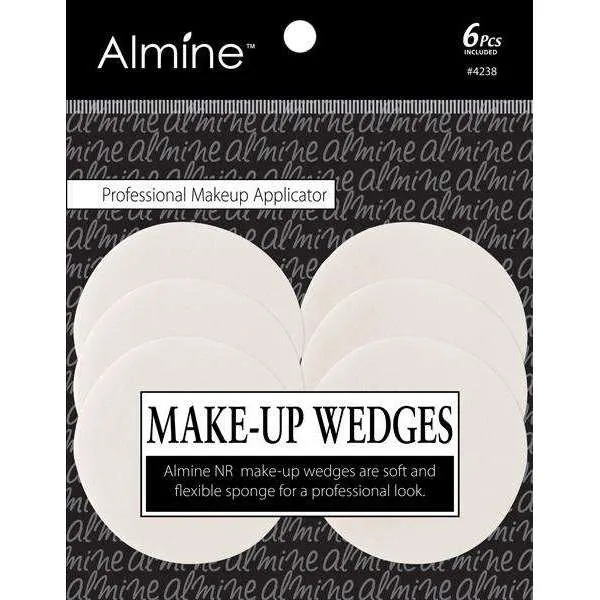 Almine Makeup Wedges 6Ct Round Shape