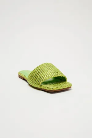 Always Good Vibes Sandals - Green