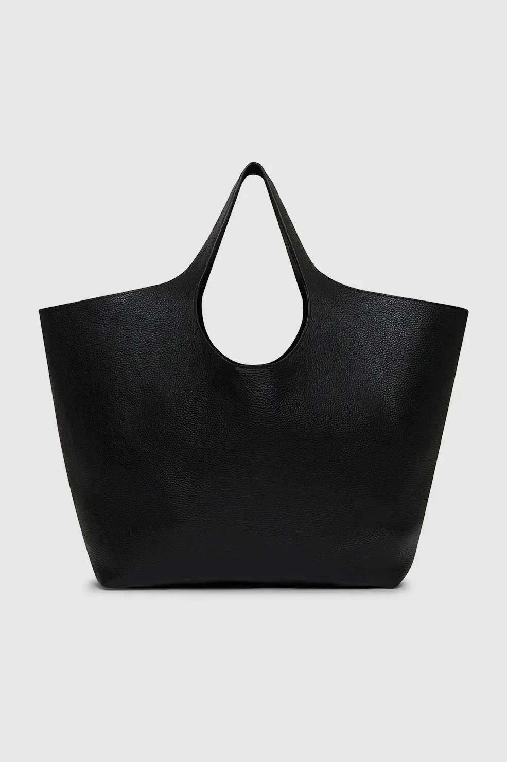 Anine Bing - Lili Tote in Black Pebbled