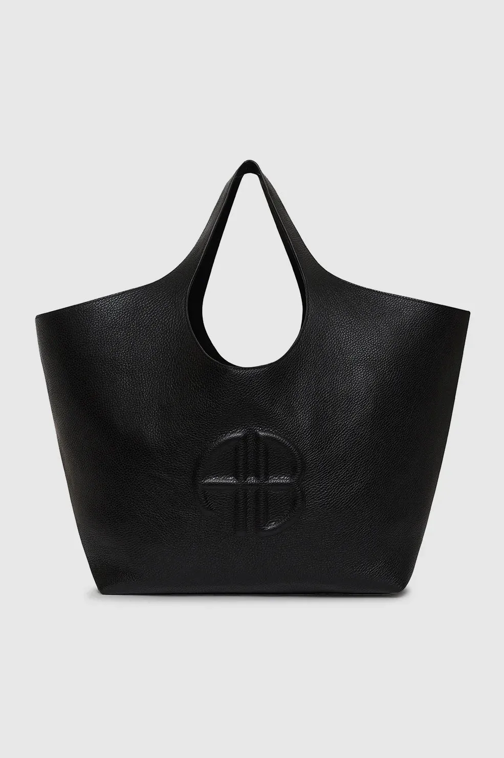 Anine Bing - Lili Tote in Black Pebbled