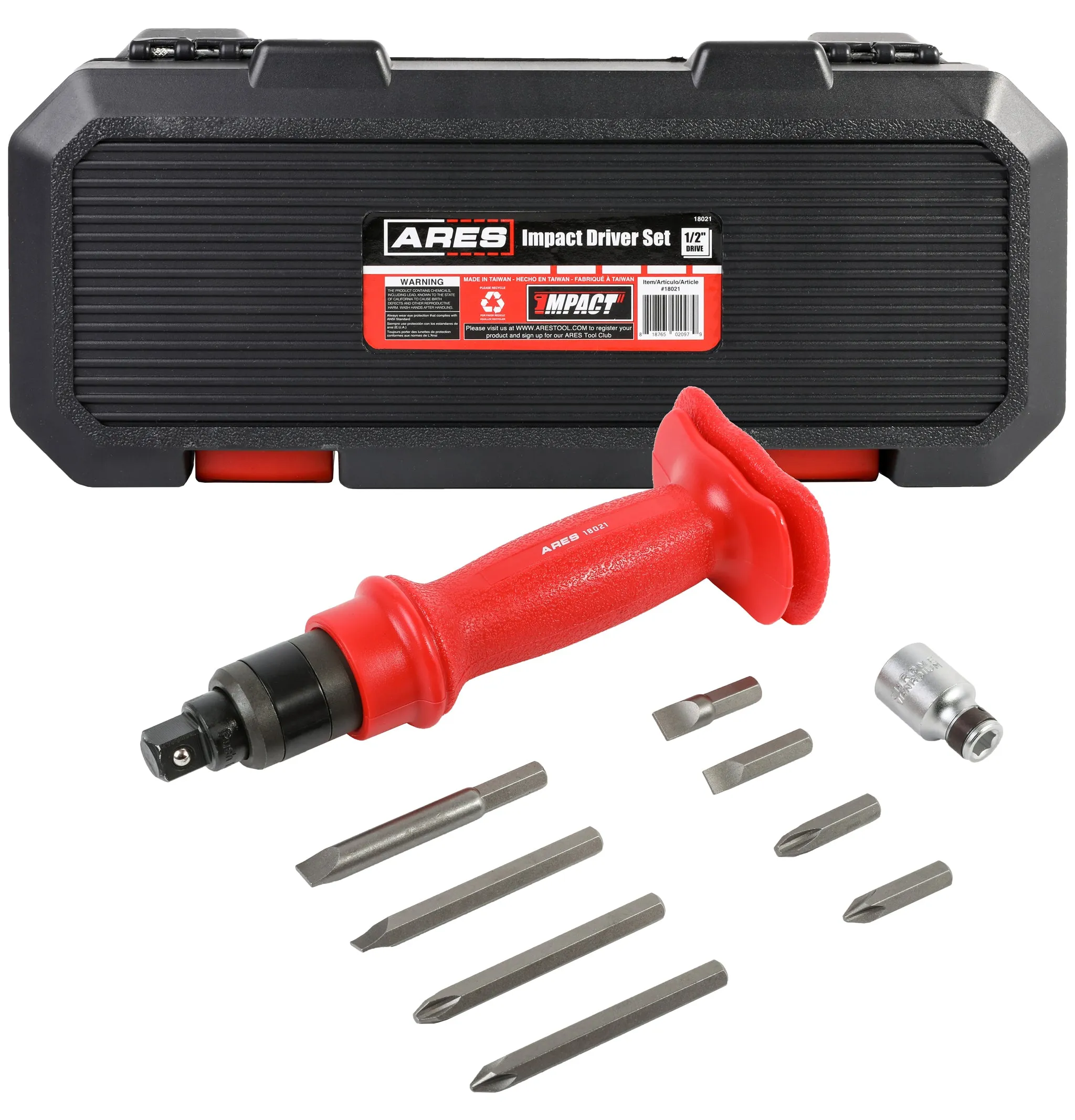 ARES 18021 - 1/2-Inch Manual Reversible Impact Driver