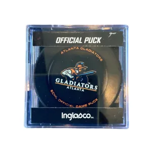 Atlanta Gladiators 2024-25 Official Game Puck with Case