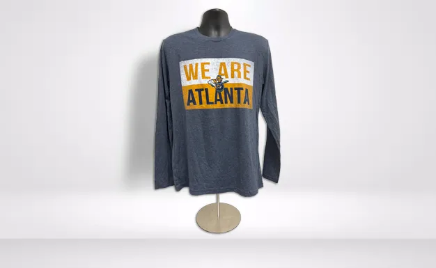 Atlanta Gladiators Adult 108 Stitches Gray "We Are Atlanta" Tee