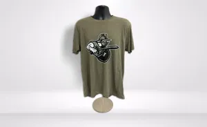 Atlanta Gladiators Adult 108 Stitches Olive Military Tee