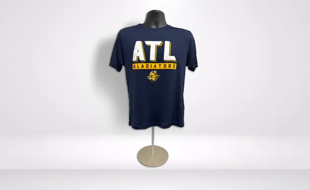 Atlanta Gladiators Adult Sport-Tek Navy ATL Tee