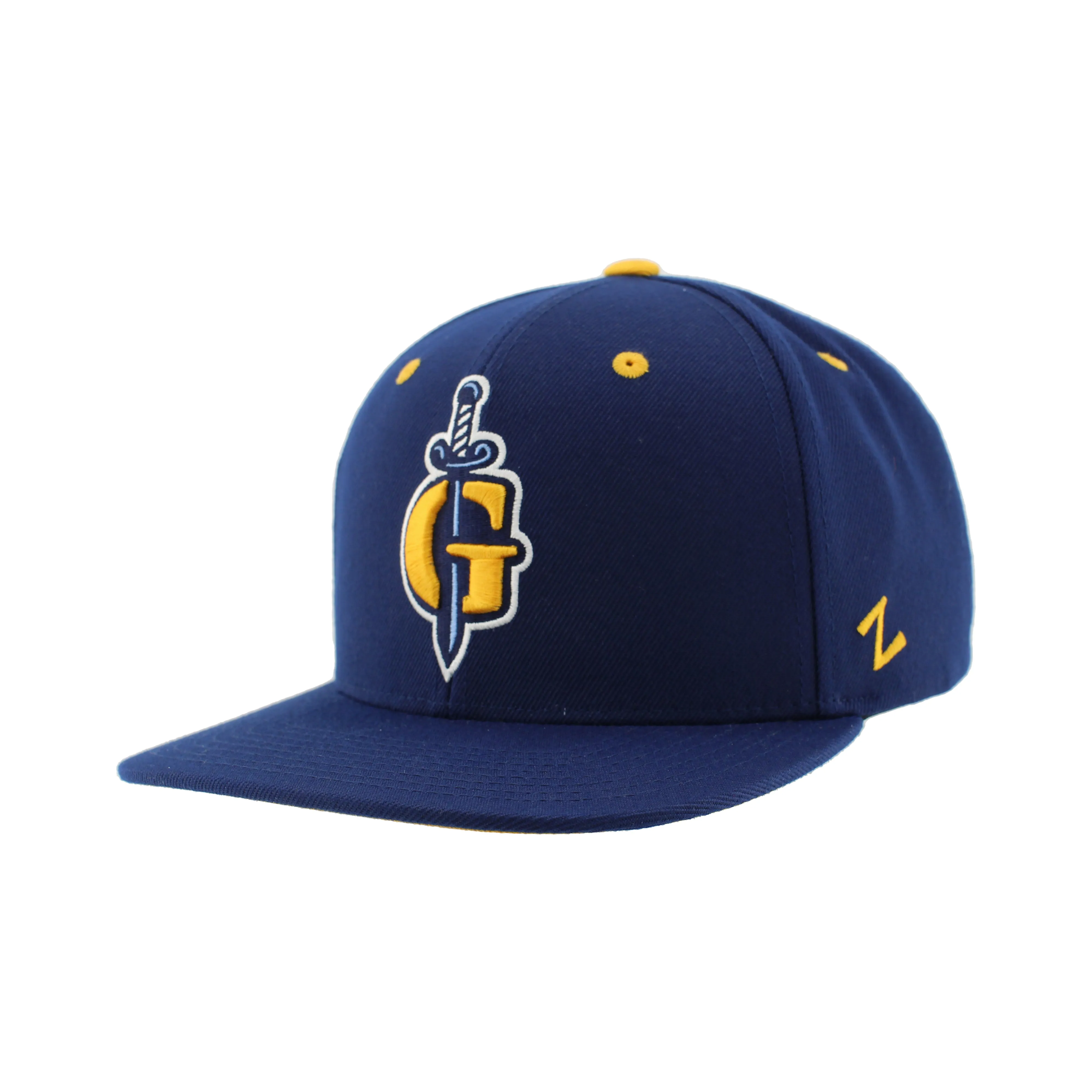 Atlanta Gladiators Navy w/ Sword logo Z11 Flat Brim Snapback