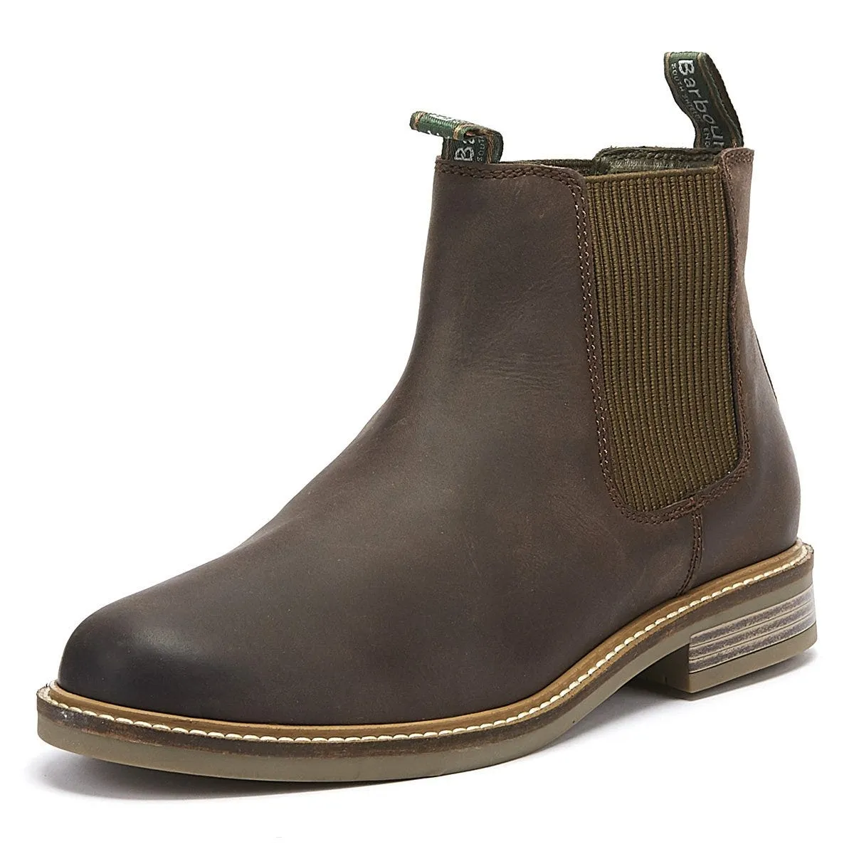 Barbour Farsley Mens Brown Chelsea Boots