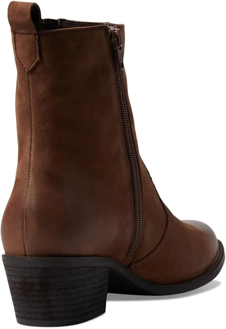 Basil David Tate Ankle Boots in Brown Nubuck Leather