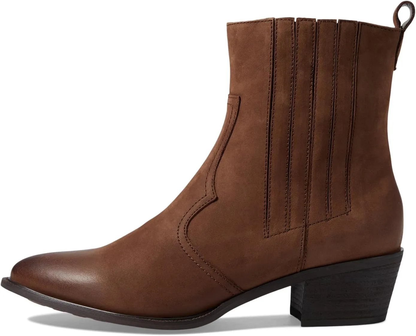 Basil David Tate Ankle Boots in Brown Nubuck Leather