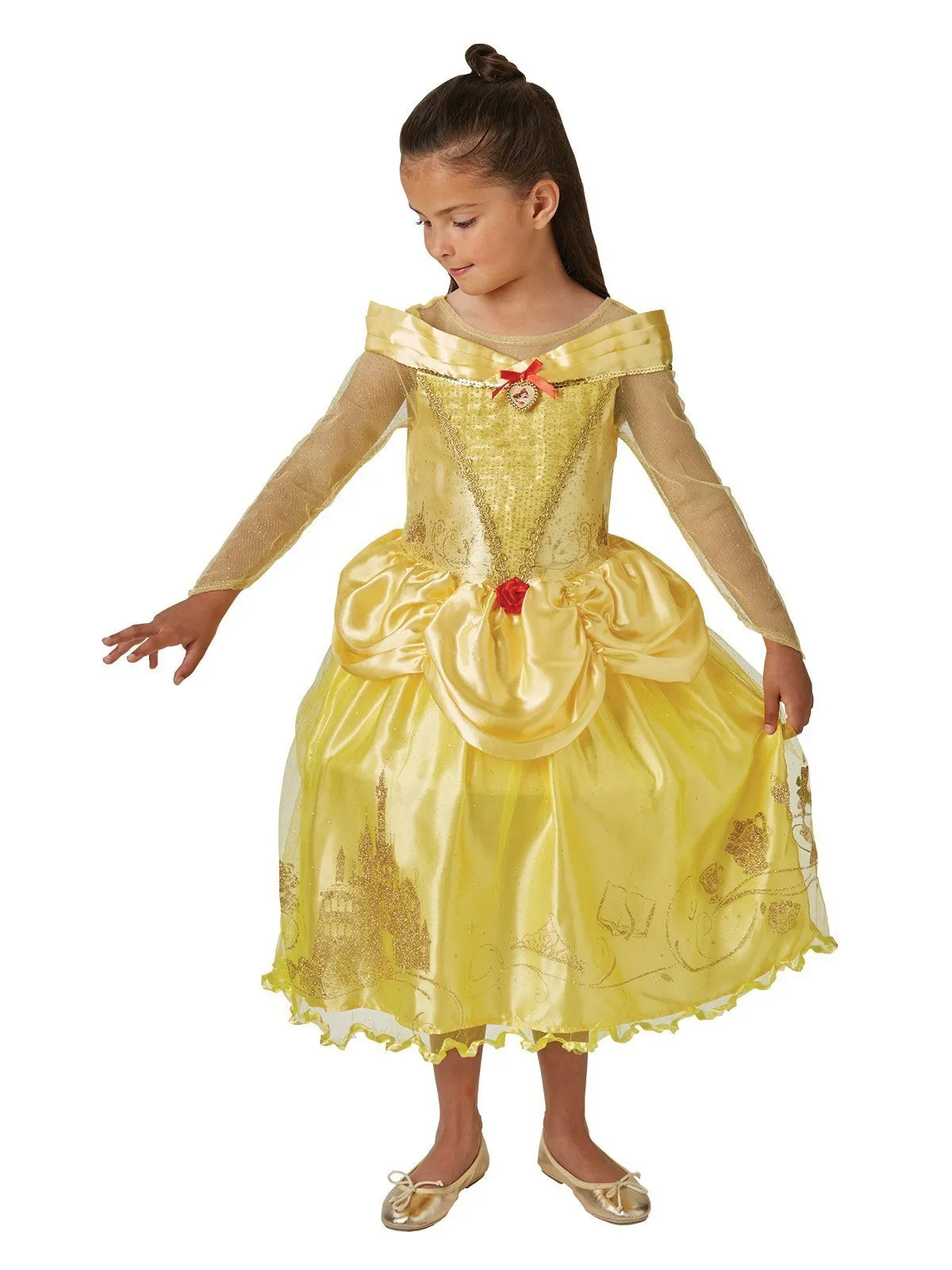 Belle Ballgown Deluxe Costume for Kids - Disney Beauty and the Beast