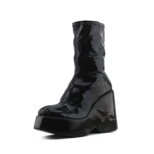 Bershka Wedge Boots | 100% Synthetic Leather