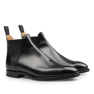 Black Calf Leather Chelsea VIII Boots