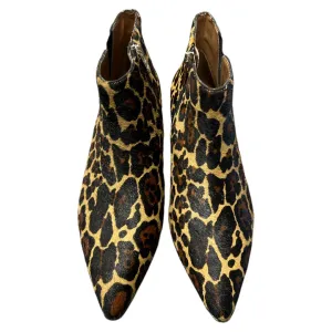 Boots Ankle Flats By Antonio Melani In Animal Print, Size: 10