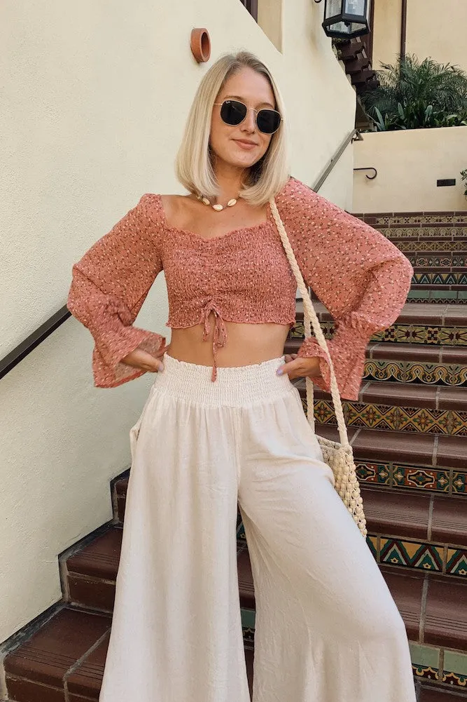 Bravado Crop Top Pink