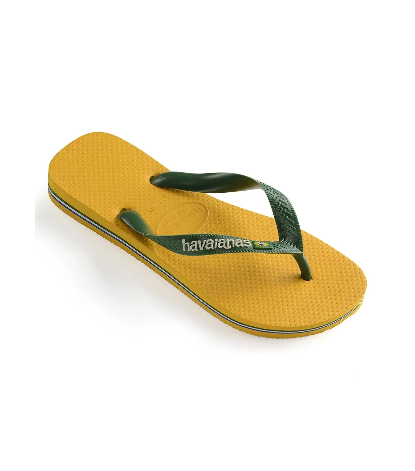 Brazil Logo Flip Flops - Banana Yellow