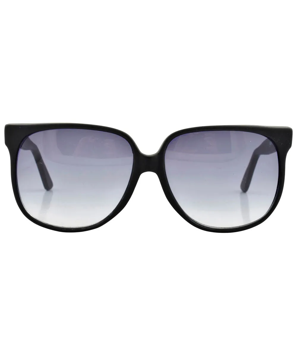 BRILL Black Fashion-Forward Sunglasses