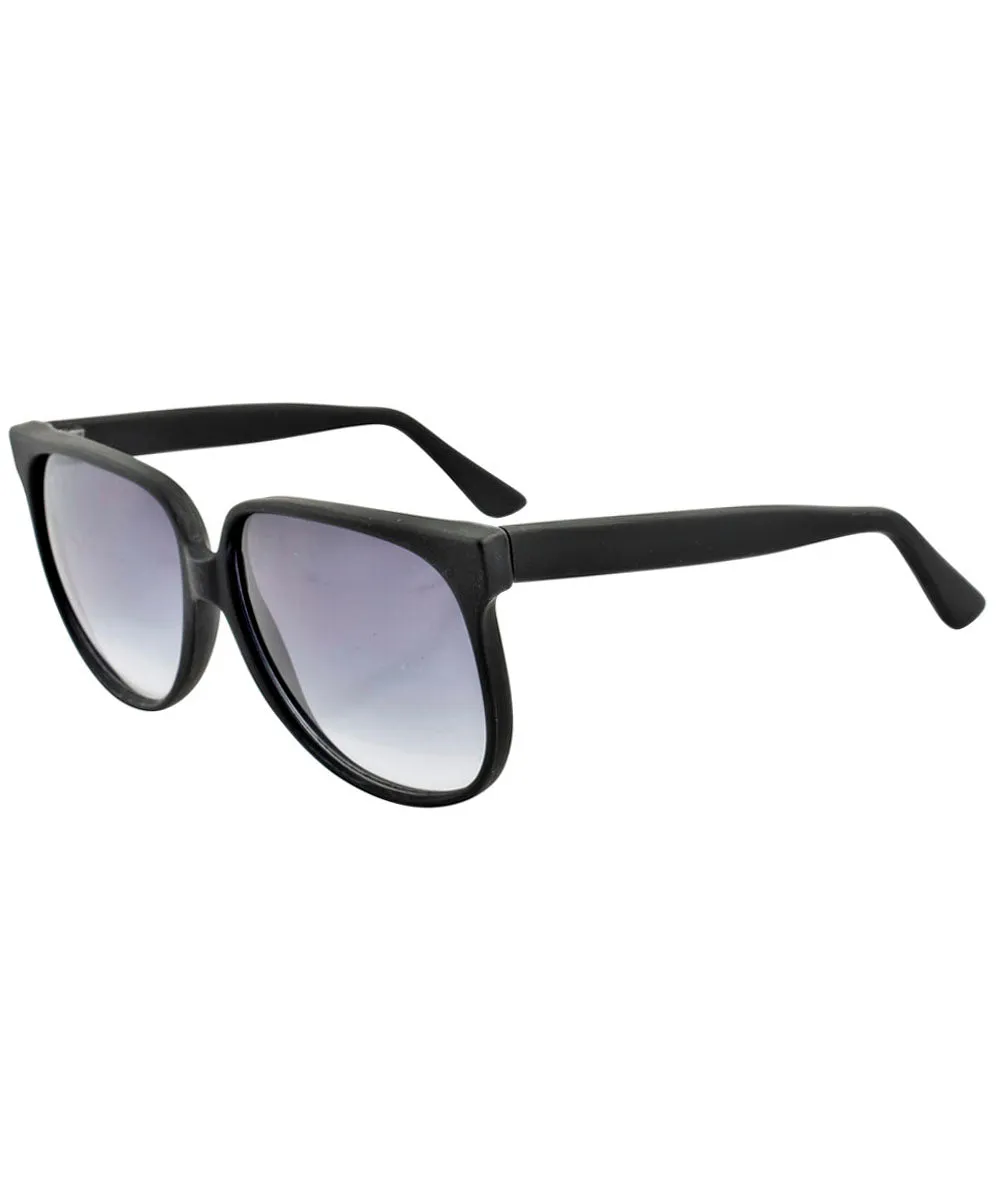 BRILL Black Fashion-Forward Sunglasses