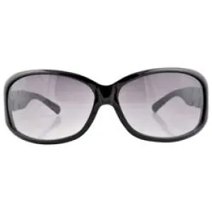 CHRISTIE Black Fashion-Forward Y2K Sunglasses