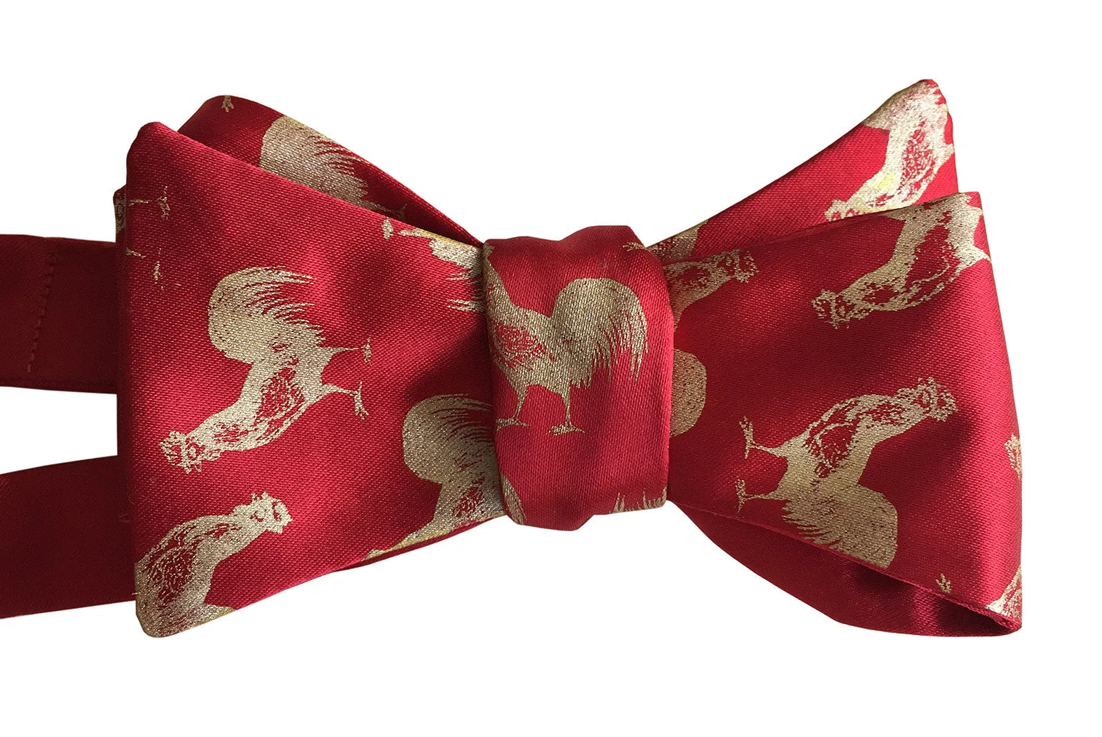 Cock Bow Tie. Rooster Print Bowtie