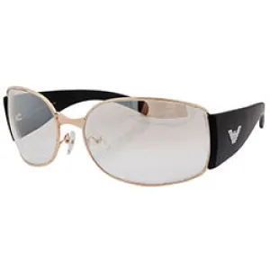 CRYSTALS Gold/Flash Fashion-Forward Sunglasses