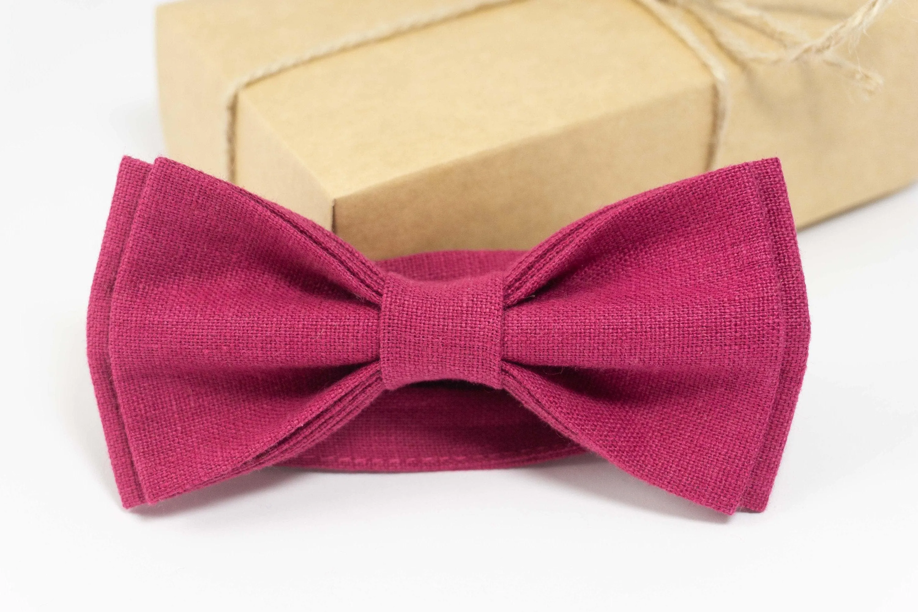 Cyclamen color bow tie | wedding bow ties