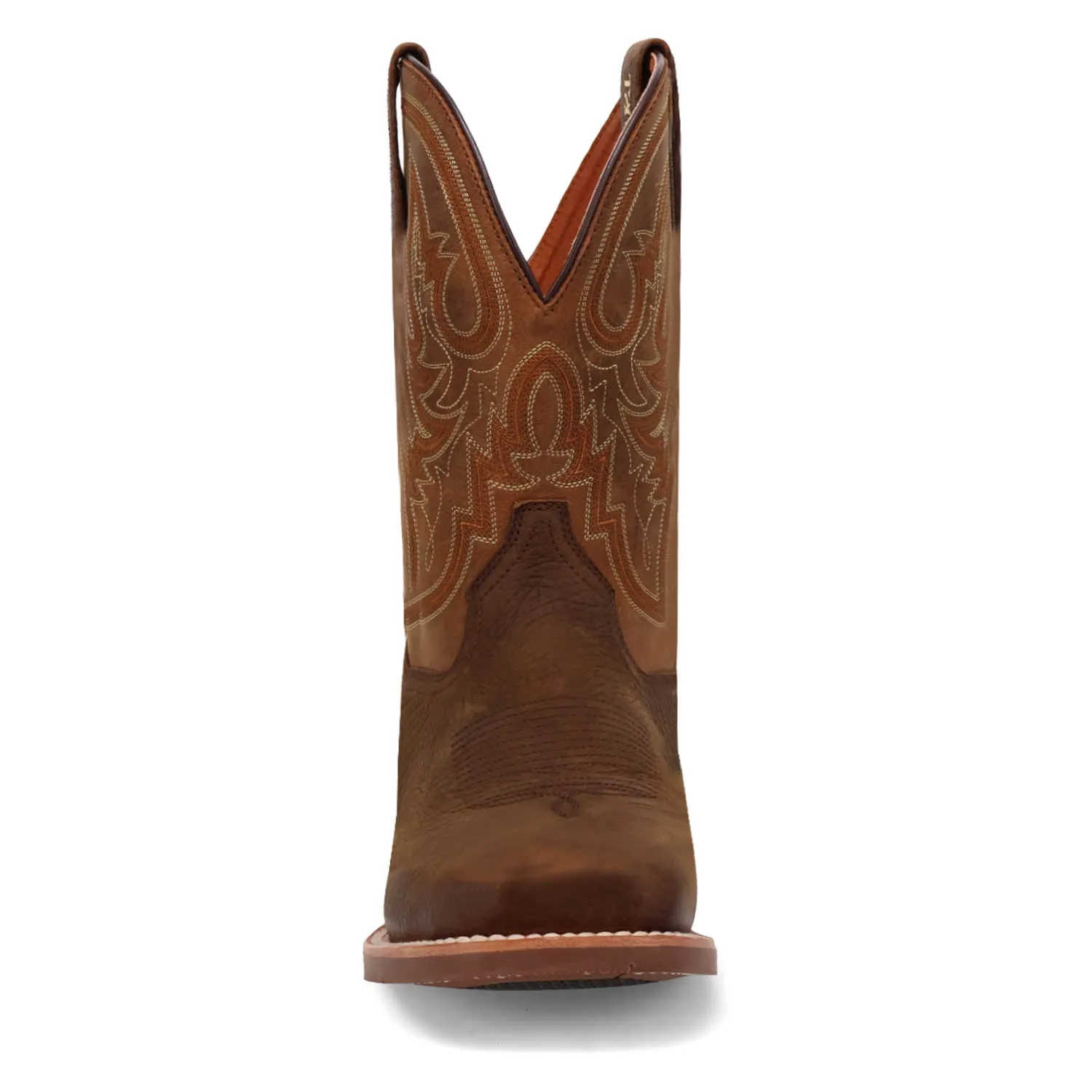 Dan Post Mens Brigston Chocolate/Tan Leather Cowboy Boots