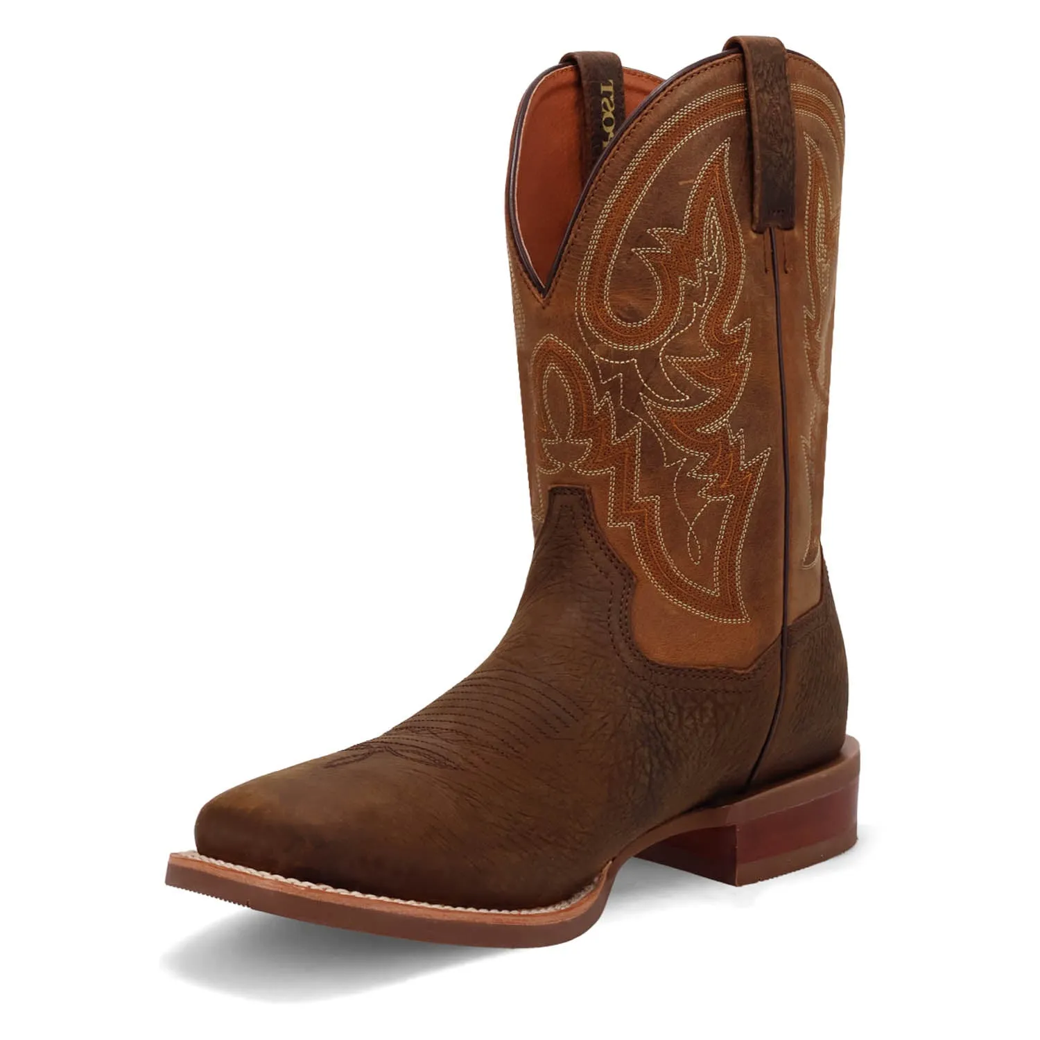 Dan Post Mens Brigston Chocolate/Tan Leather Cowboy Boots