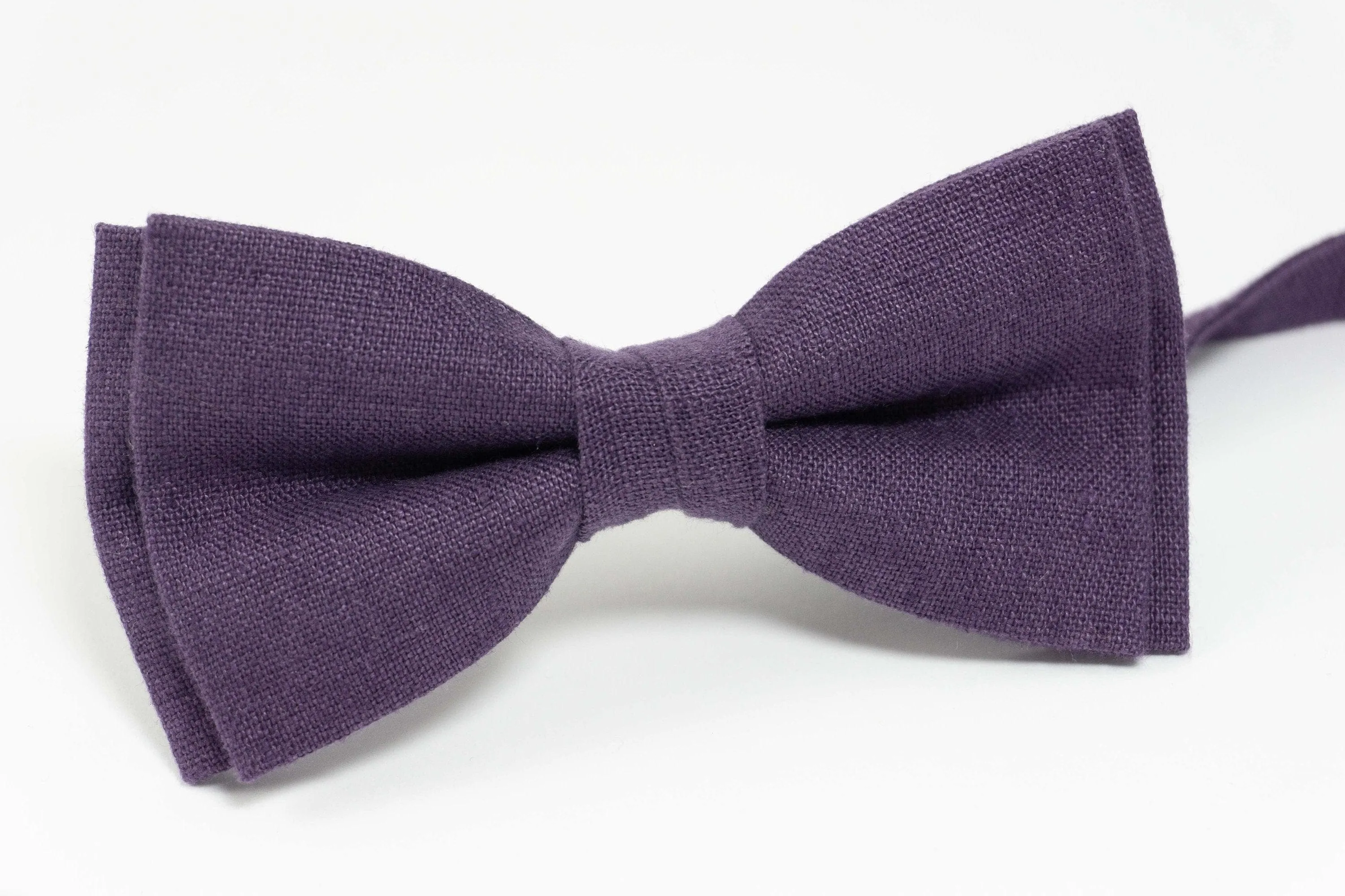 Dark Purple bow tie | Purple color bow tie