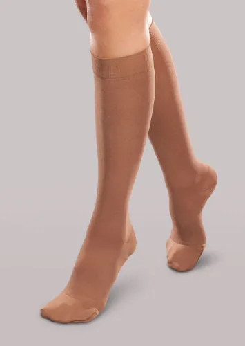 EASE Women's Opaque Knee High, 20-30 mmHg, Closed Toe