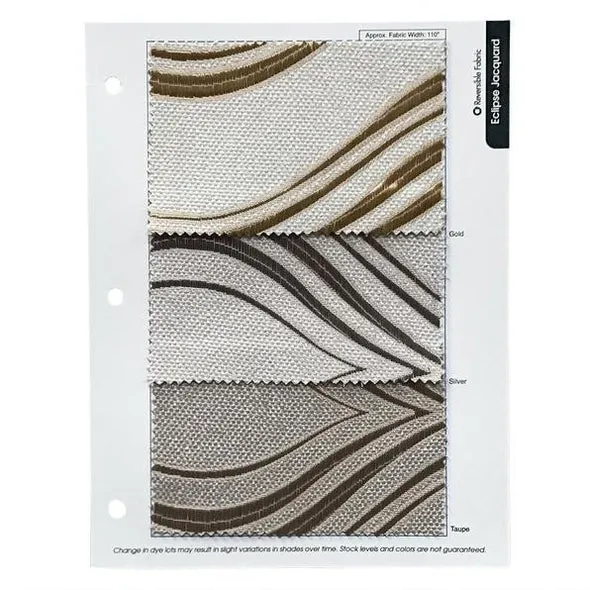 Eclipse Jacquard (Reversible) Table Runner in Taupe