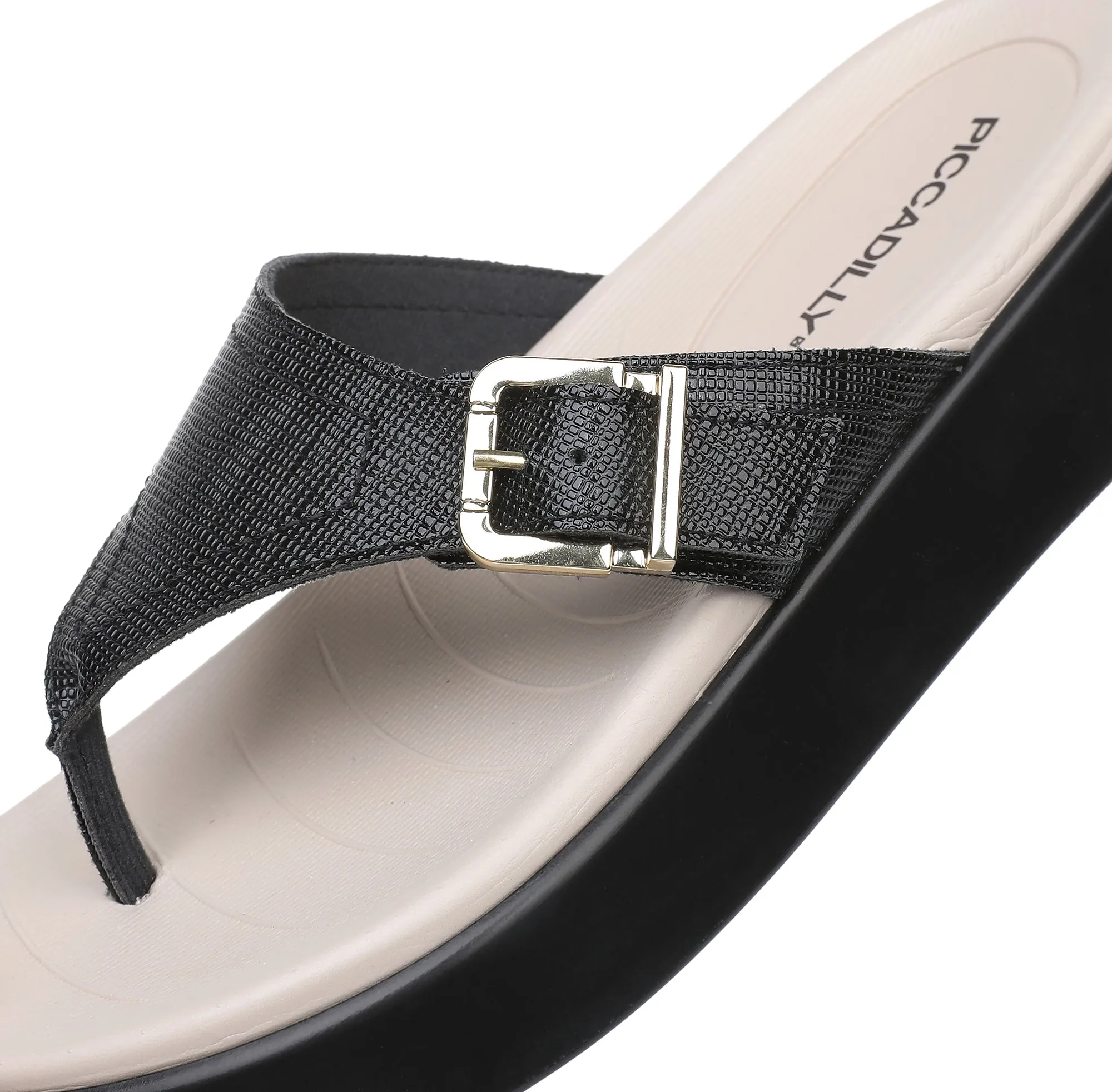 Effortless Black Comfort Flip Flop (468.004)