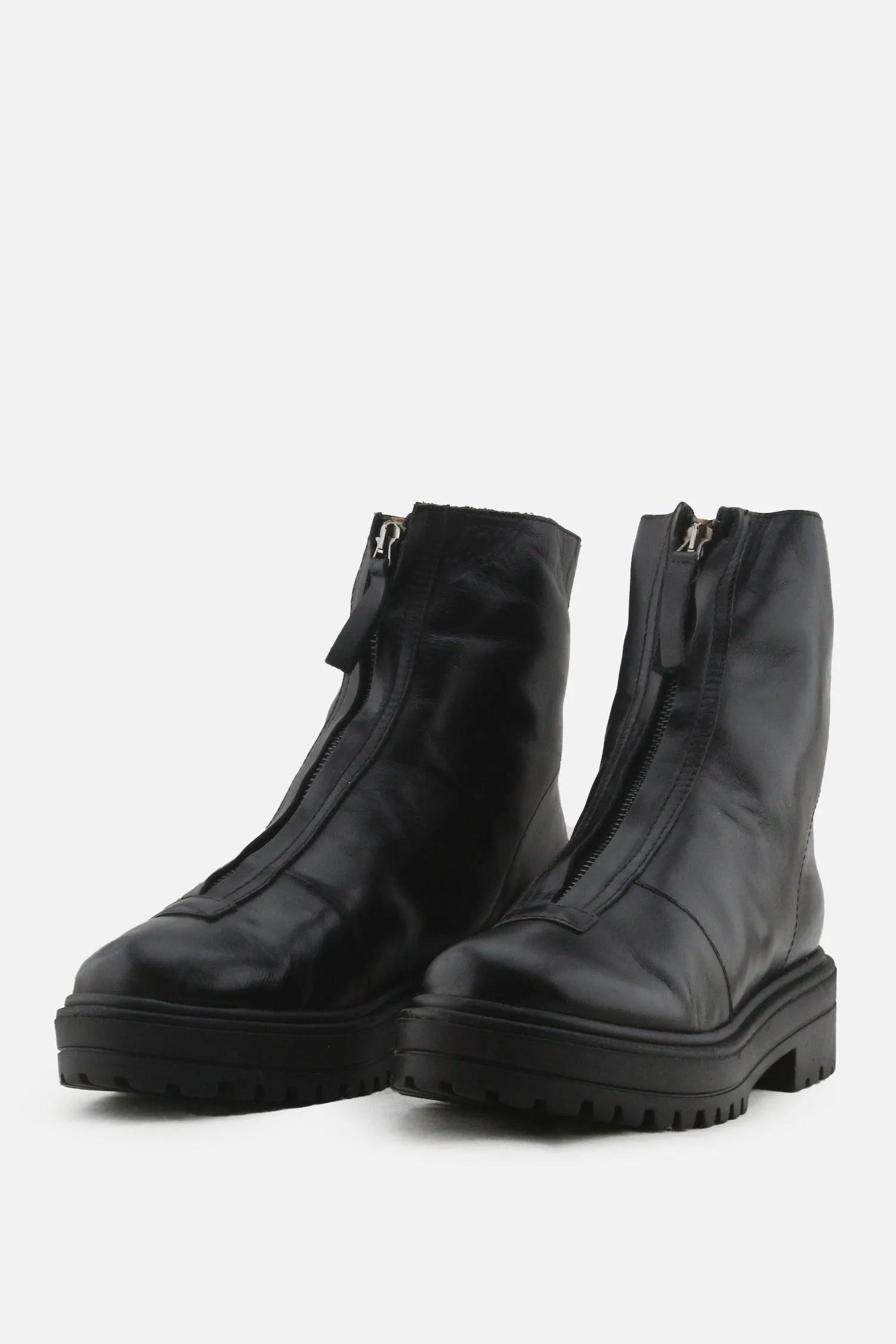 European Brand Zipper Ankle Boots | 100% Authentic Leather