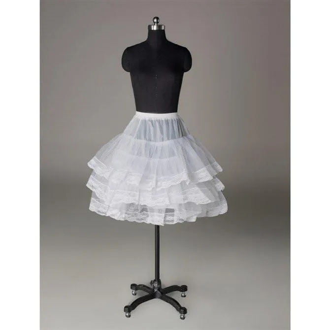 Fashion Short Wedding Dress Petticoat Accessories White LP013