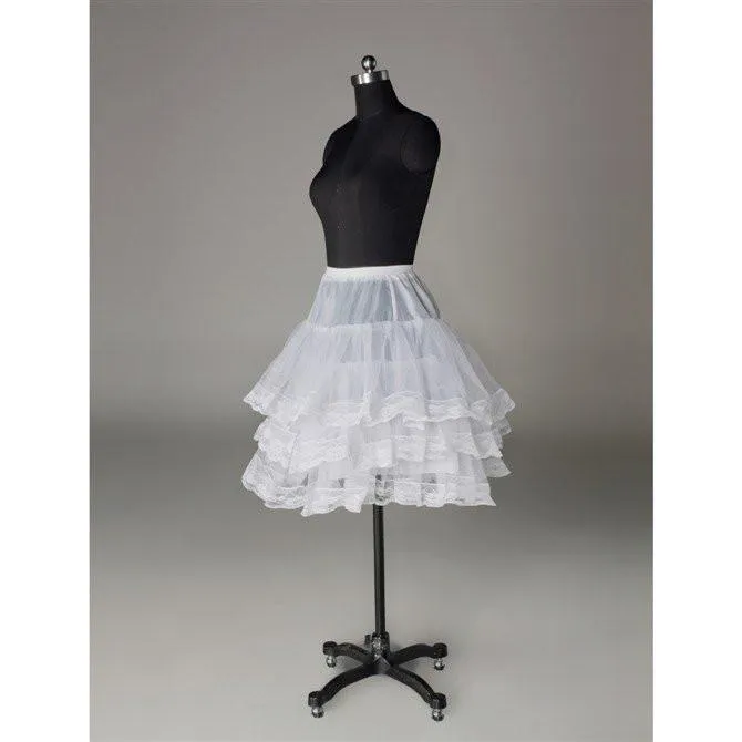 Fashion Short Wedding Dress Petticoat Accessories White LP013