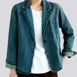 Fashion women's denim blazer