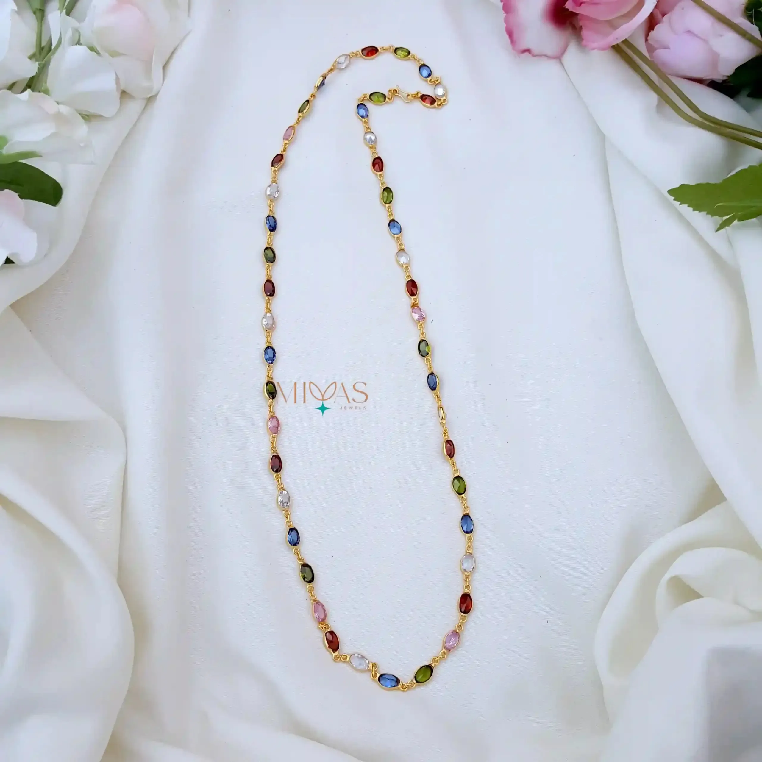 Fashionable Stone Chain - Multi