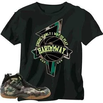 Foamposite camo shirt