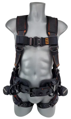 Frontline 110CTB Combat Lite Full Body Harness all Aluminum Hardware and Suspension Trauma Straps M/L