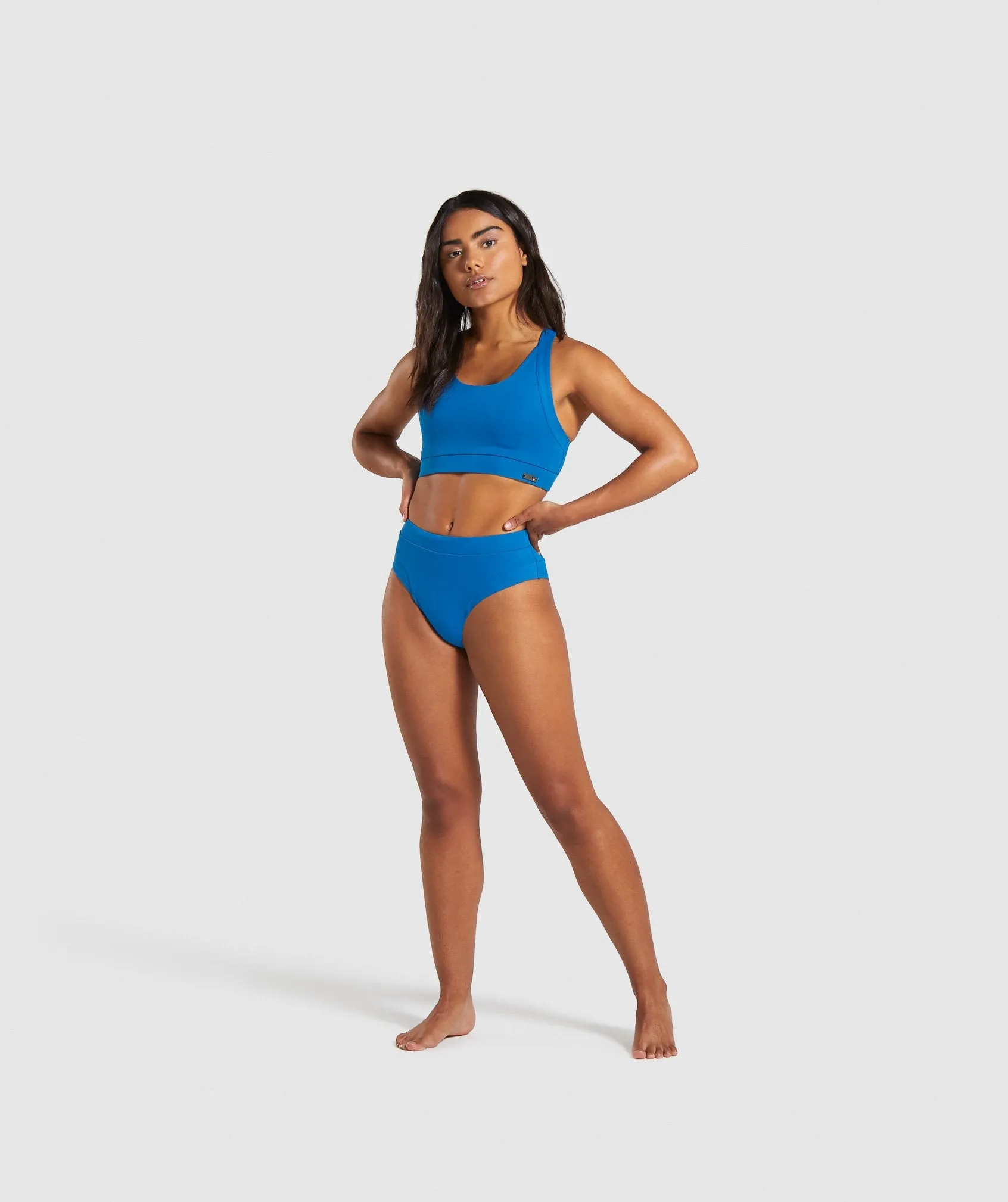 Gymshark Horizon Sport Bikini Bottoms- Blue