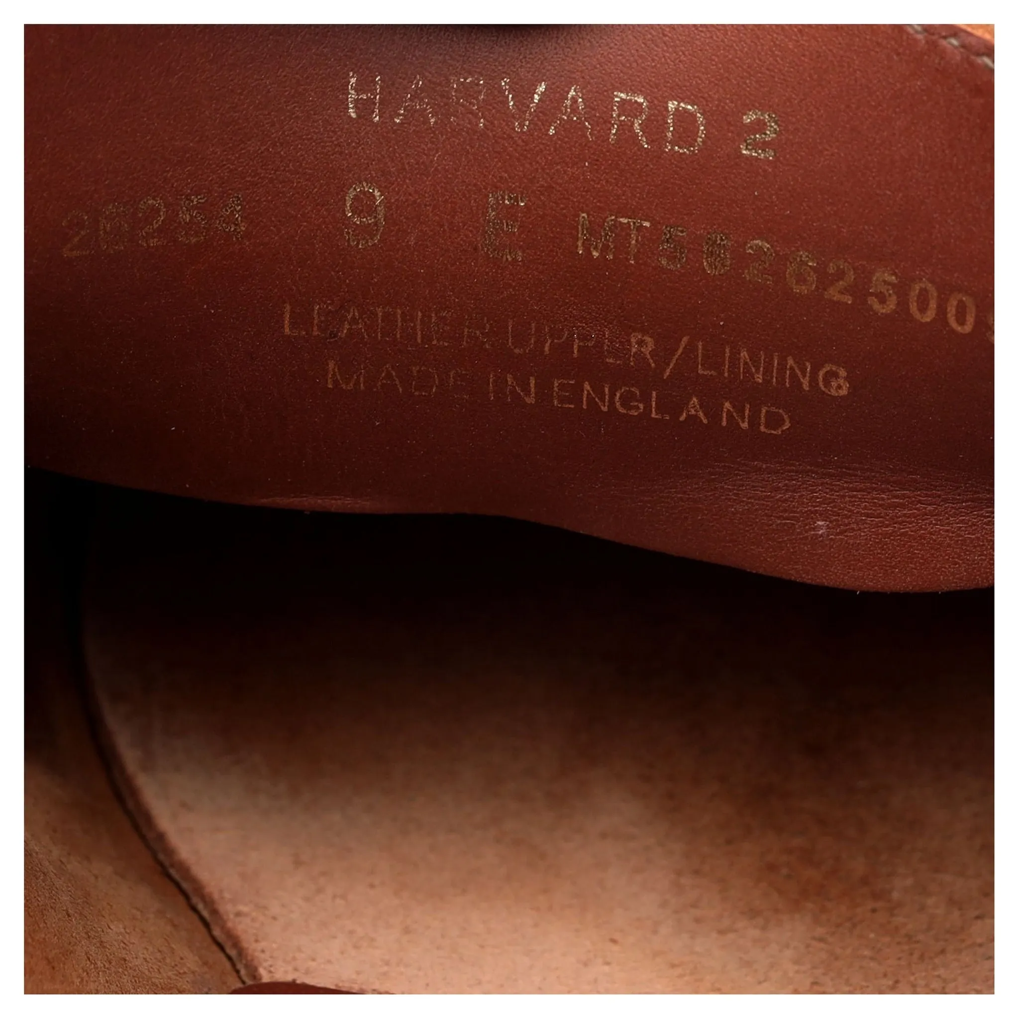 'Harvard 2' Brown Whiskey Cordovan Leather Loafers UK 9 E