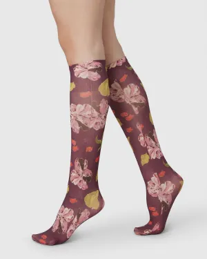 Helen Bullock Floral Knee-Highs