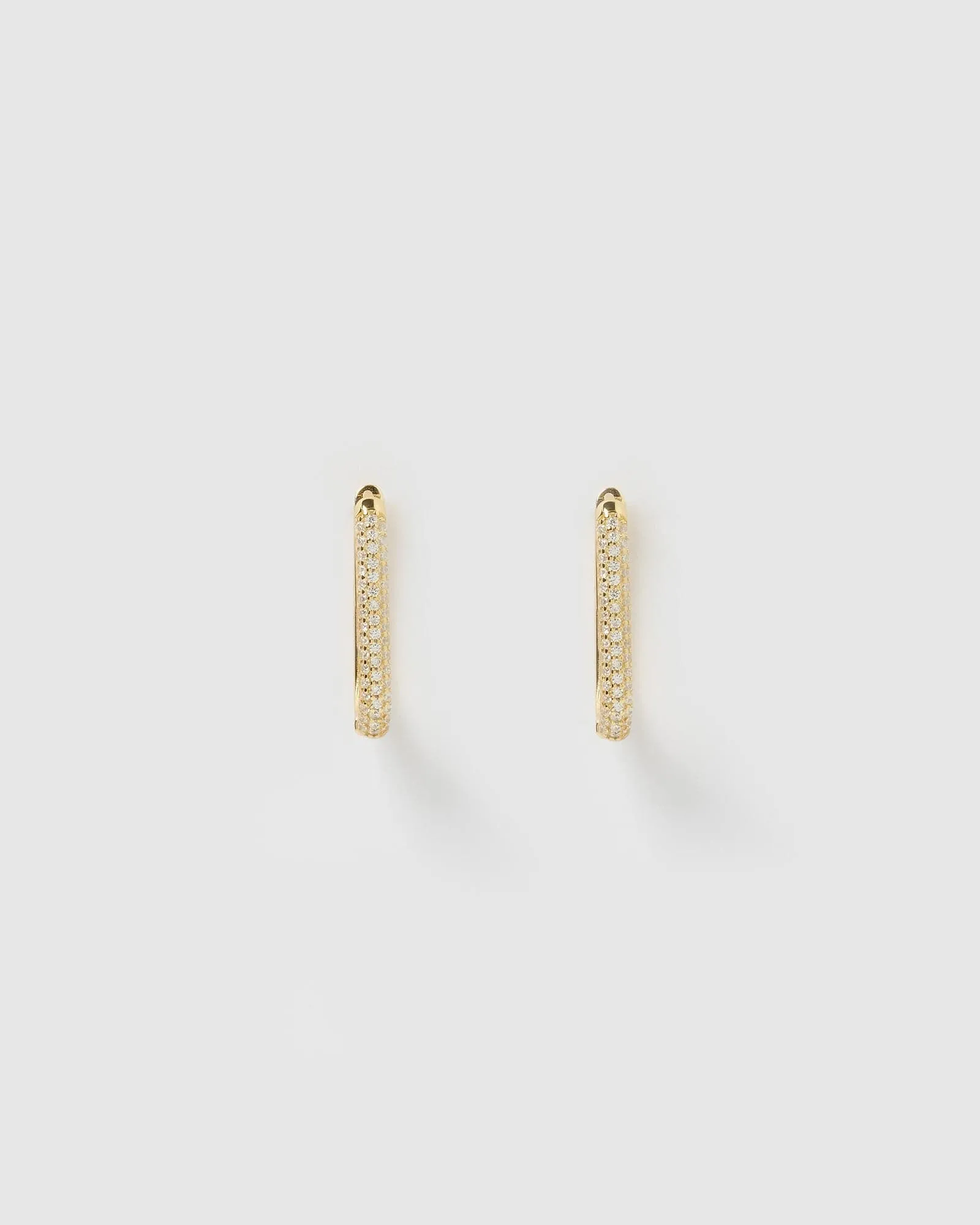 Izoa Voleta Hoop Earrings Gold