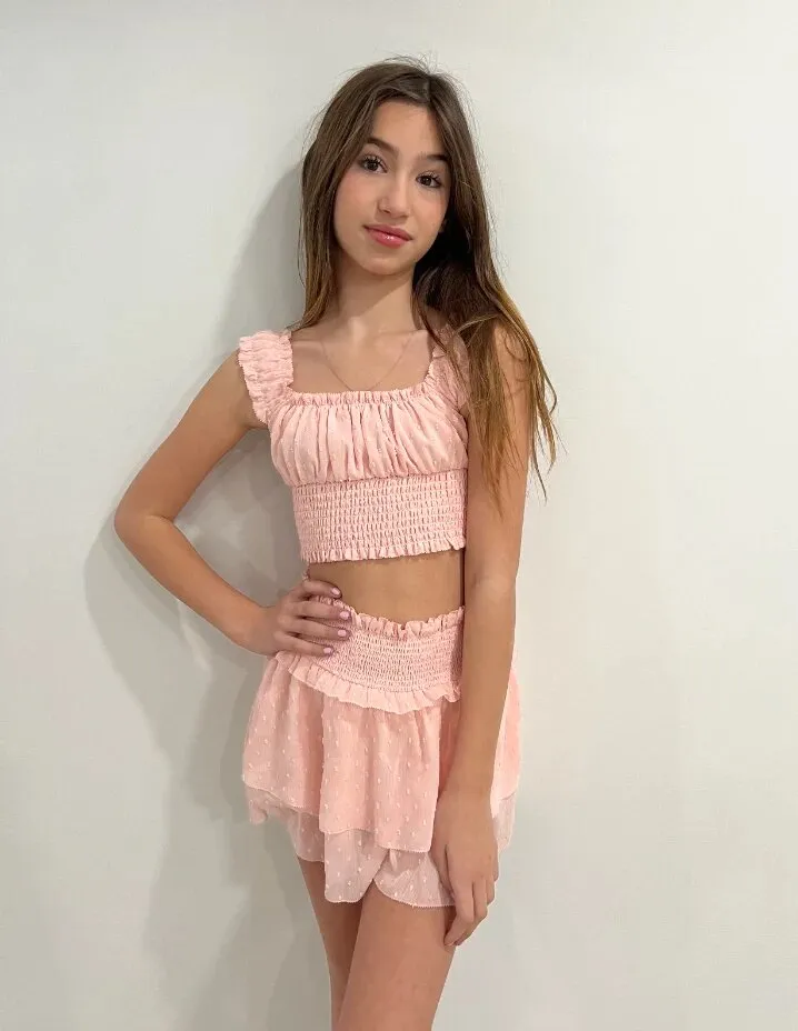 KatieJ NYC Tween Bailee Top in Pink