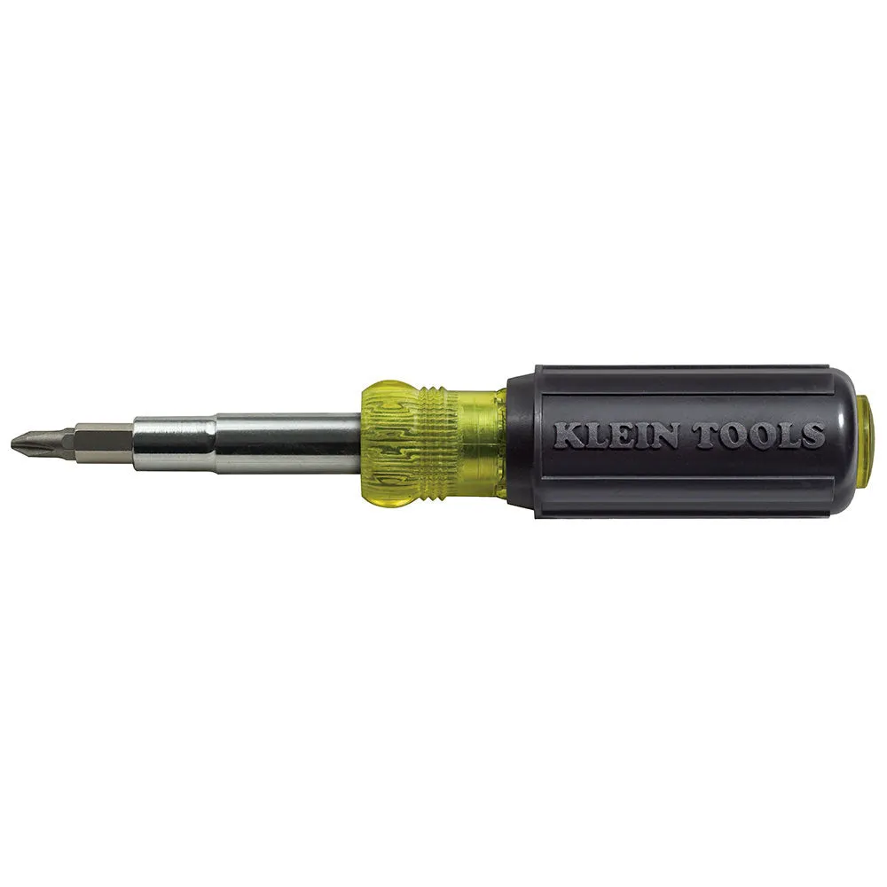 Klein Tools 32500 Multi-Bit Screwdriver / Nut Driver, 11-in-1, Ph, Sl, Sq, Torx Bits