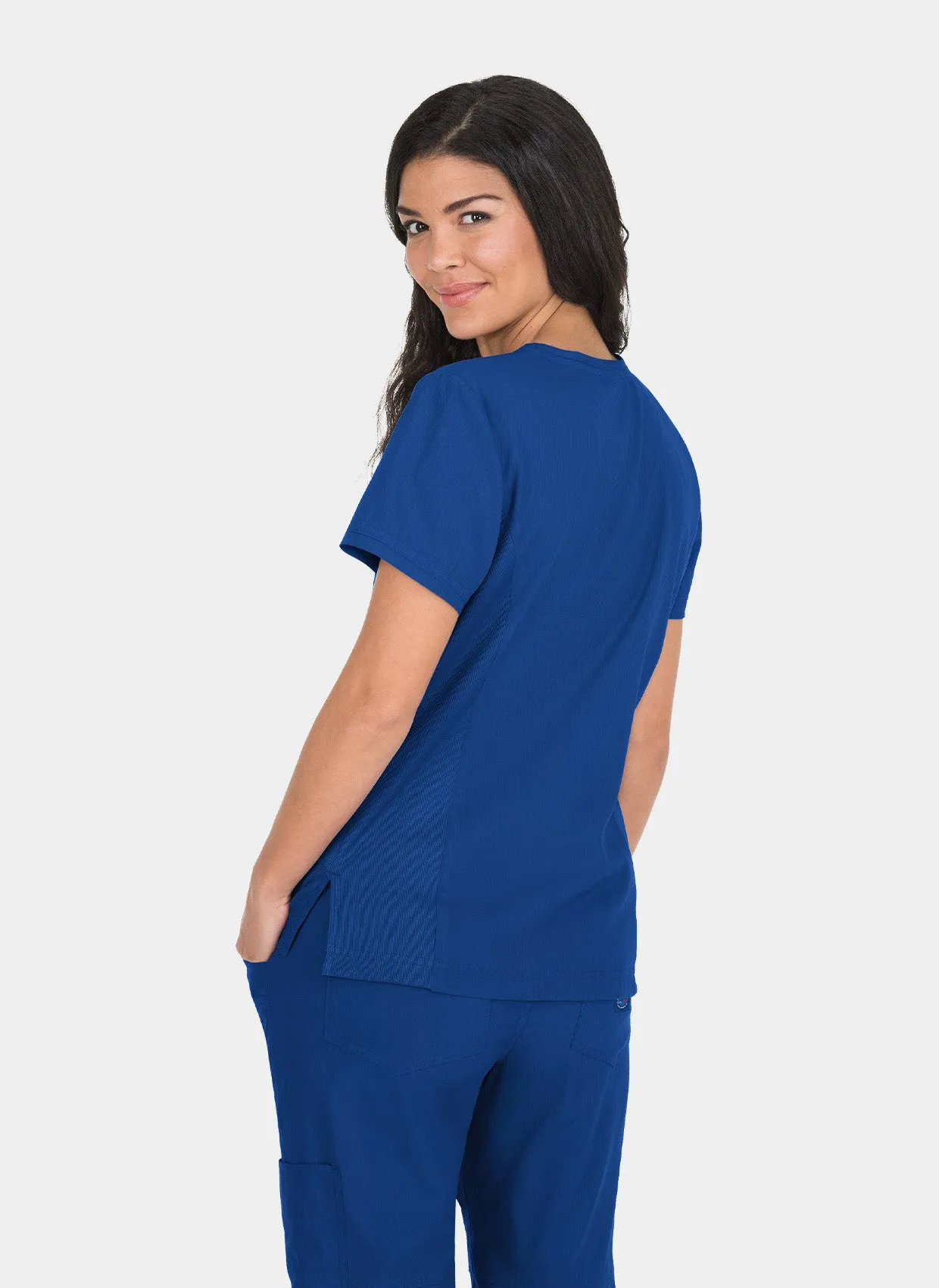 Koi Lite Philosophy Scrub Top - Galaxy